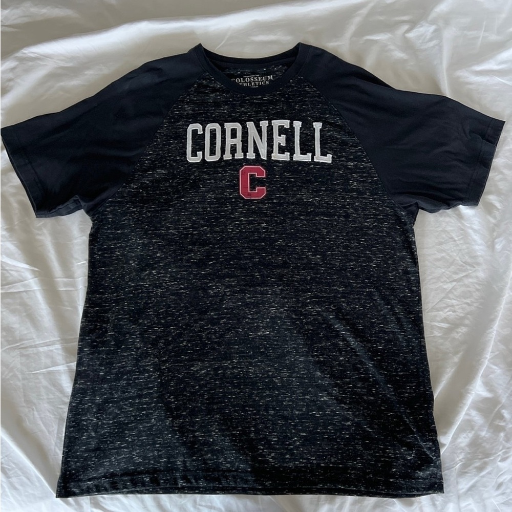 Cornell University Men’s T-Shirt Black/Grey with Logo XXL